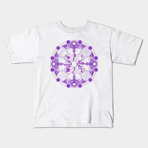 magic circle Kids T-Shirt by usastore